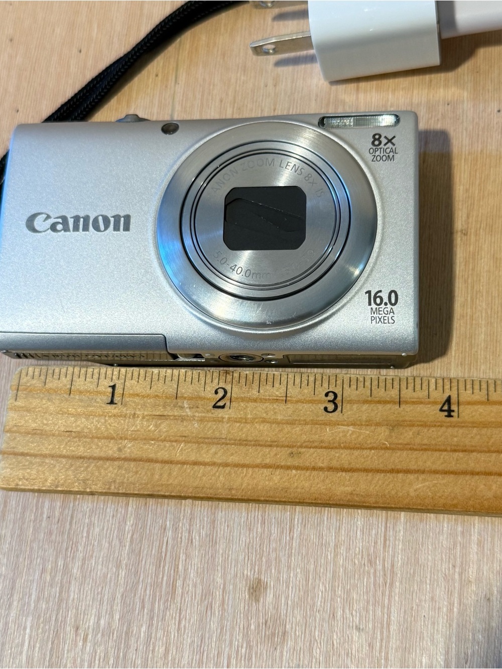 Canon PowerShot A4000IS 16MP Digital Camera 8X Zoom TESTED Good w/Bat-Card-Charg - Picture 12 of 12